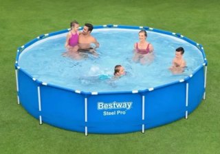 Bestway Steel Pro Frame  Piscina Redonda 396x84 cm