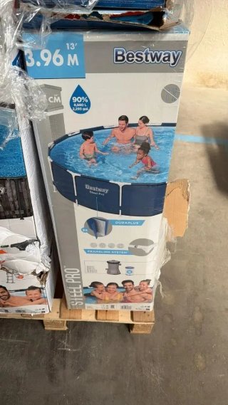 Bestway Steel Pro Frame  Piscina Redonda 396x84 cm