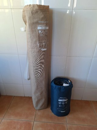 Cama de camping Decathlon + Hinchador