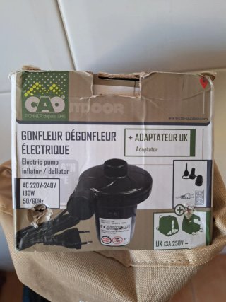 Cama de camping Decathlon + Hinchador