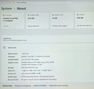 Portátil Gaming HP Victus NVIDIA RTX 4060