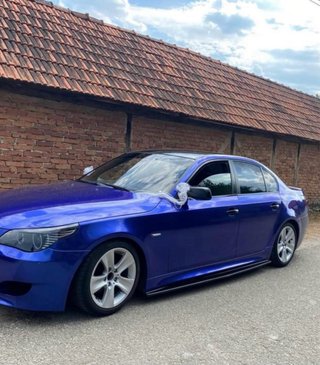 Añadidos Taloneras BMW E60 E61 Negro Brillo ABS