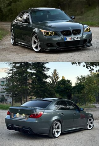 Añadidos Taloneras BMW E60 E61 Negro Brillo ABS