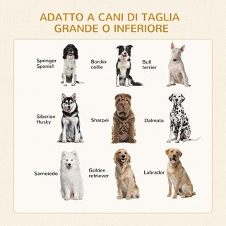 Jaula para Perros de Tamaño Grande Máx. 30 Kg para Interior, Caseta para Perros con 2 Puertas Bloqueables, Patas Regulables y Cojín Lavable, Acero y Madera, 94X60X71.5 Cm, Blanco