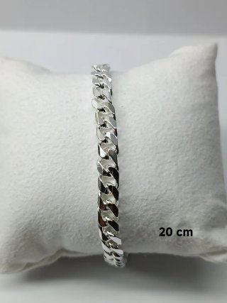 Pulsera Plata 925 Estilo Cubano