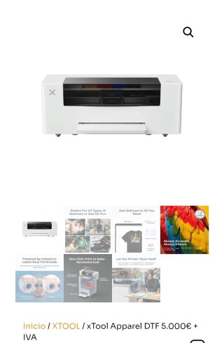 Impresora Xtool DTF printer a ESTRENAR