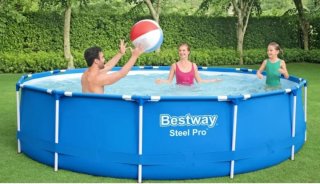 Piscina Bestway Steel Pro 3.96m x 84cm