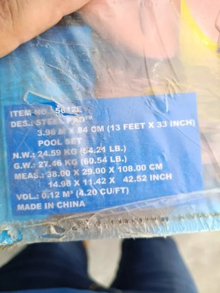 Piscina Bestway Steel Pro 3.96m x 84cm