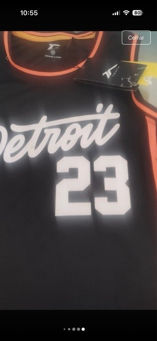 Camiseta basket Detroit 23 Talla 10