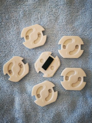 6 Protectores Enchufe Seguridad Infantil