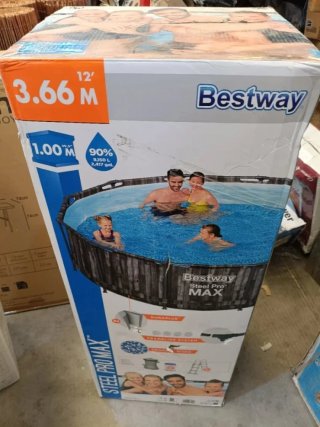 Piscina redonda Bestway Steel Pro MAX 366x100 cm