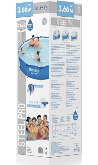 Piscina Bestway Steel Pro 366x76 cm