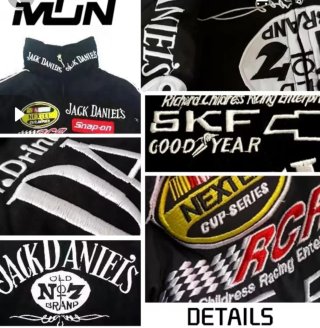 Chaqueta Bomber Jack Daniel's Negra