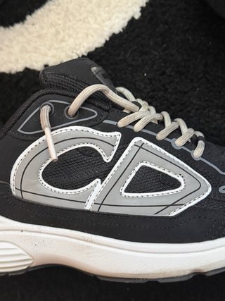 Scarpe Dior B30 Nere e Bianche Tg 43