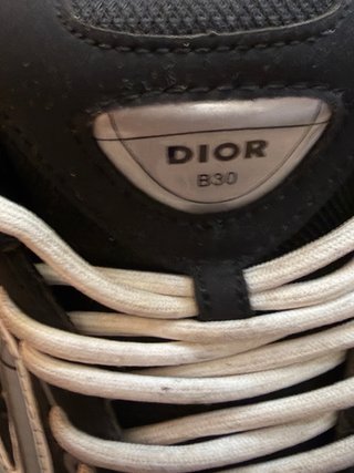 Scarpe Dior B30 Nere e Bianche Tg 43