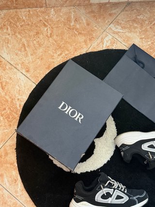 Scarpe Dior B30 Nere e Bianche Tg 43