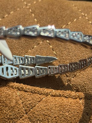 Bracciale serpente in argento
