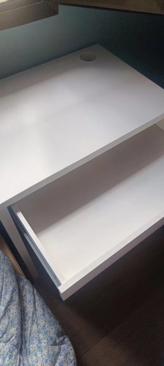 Mesa y Silla Infantil Blanca