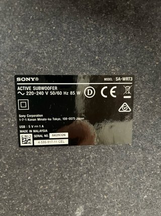 Home Cinema Sony HT-RT3 5.1 600W