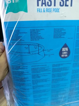 Piscina Bestway Fast Set con depuradora 244x61 cm