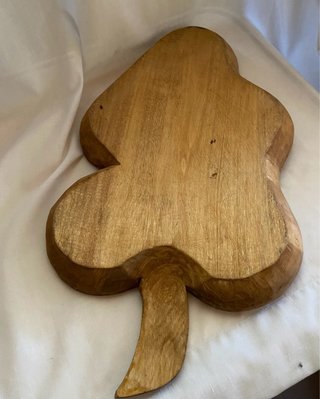 Vassoio svuota tasche in legno scavato vintage