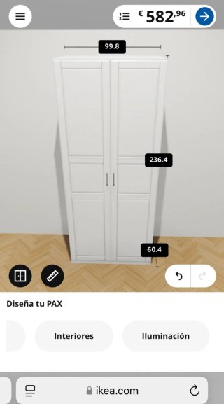 Armario PAX IKEA Blanco