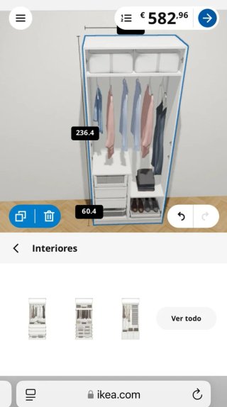 Armario PAX IKEA Blanco