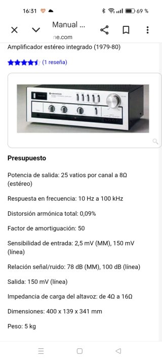 Amplificador Kenwood KA-300 Hifi Vintage