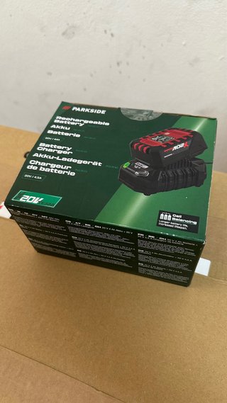 Batería y Cargador Parkside 20V