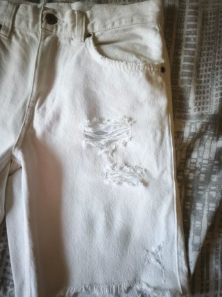 Bermudas blancas Bershka, Talla 36