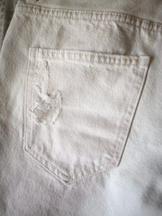 Bermudas blancas Bershka, Talla 36