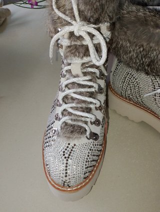 Botas Alma en Pena T37 Plata
