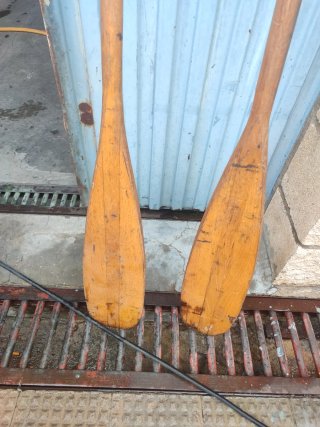 2 Remos de madera para barca