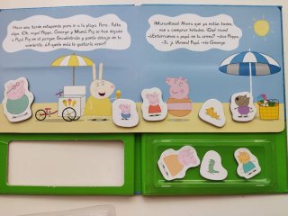 Libro con imanes Peppa pig