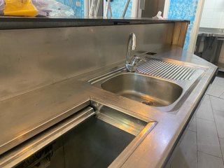 Mobiliario barra Inox (nevera y muebles)