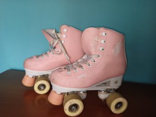 Pattini a rotelle Axelo rosa n. 34