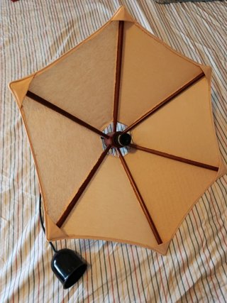Lámpara de techo retro estilo parasol