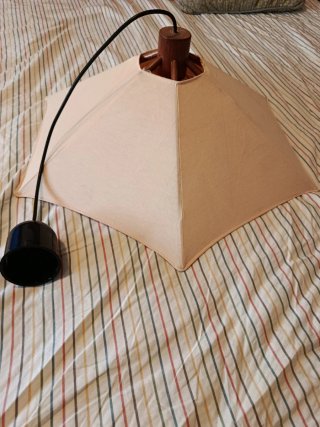 Lámpara de techo retro estilo parasol