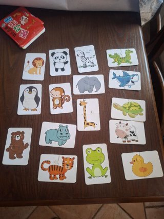 Puzzles de cartón de animales