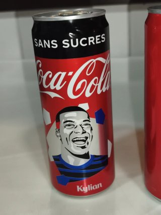 2 Latas Coca-Cola Kylian Mbappé Ed. Limitada