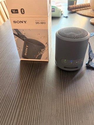Altavoz Sony Bluetooth Portátil Azul
