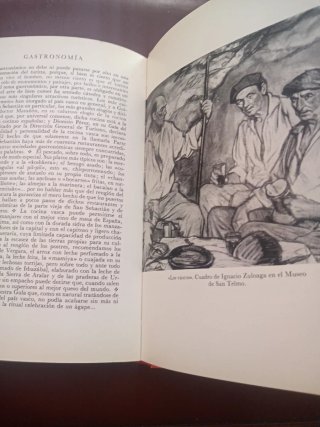 Libro antiguo sobre San Sebastián y Guipúzcoa