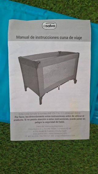 Cuna de viaje Asalvo Baby