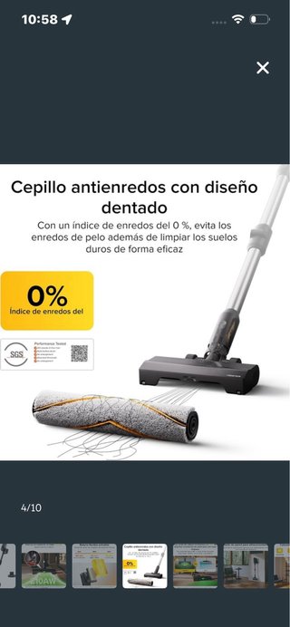 Roborock H60 Ultra Aspirador sin Cable