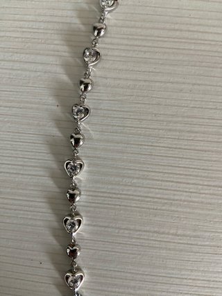 Pulsera Corazones Plata 925 Time Road