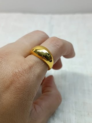 Anillo Baño Oro Plata