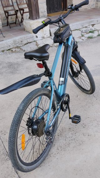 Bicicleta Eléctrica HillMiles Azul