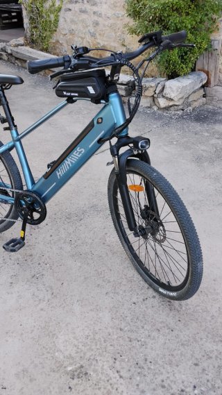 Bicicleta Eléctrica HillMiles Azul