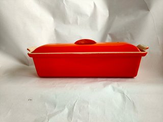 Terrina Le Creuset Hierro Fundido Vintage Naranja