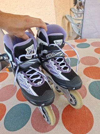 Set Patines Fila Master DF + Protecciones